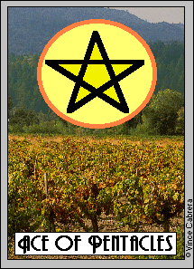 Pentacles, Ace